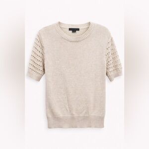 Sanctuary 100% Cotton Cream Knit Sweater - Natural Fibers - Size Small